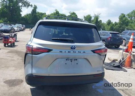 2021 Toyota Sienna Le из США, поврежденный, VIN 5TDKRKEC9MS030856
